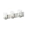Z-Lite Beckett 3 Light Vanity, Brushed Nickel And Clear Seedy 492-3V-BN - alternate 4